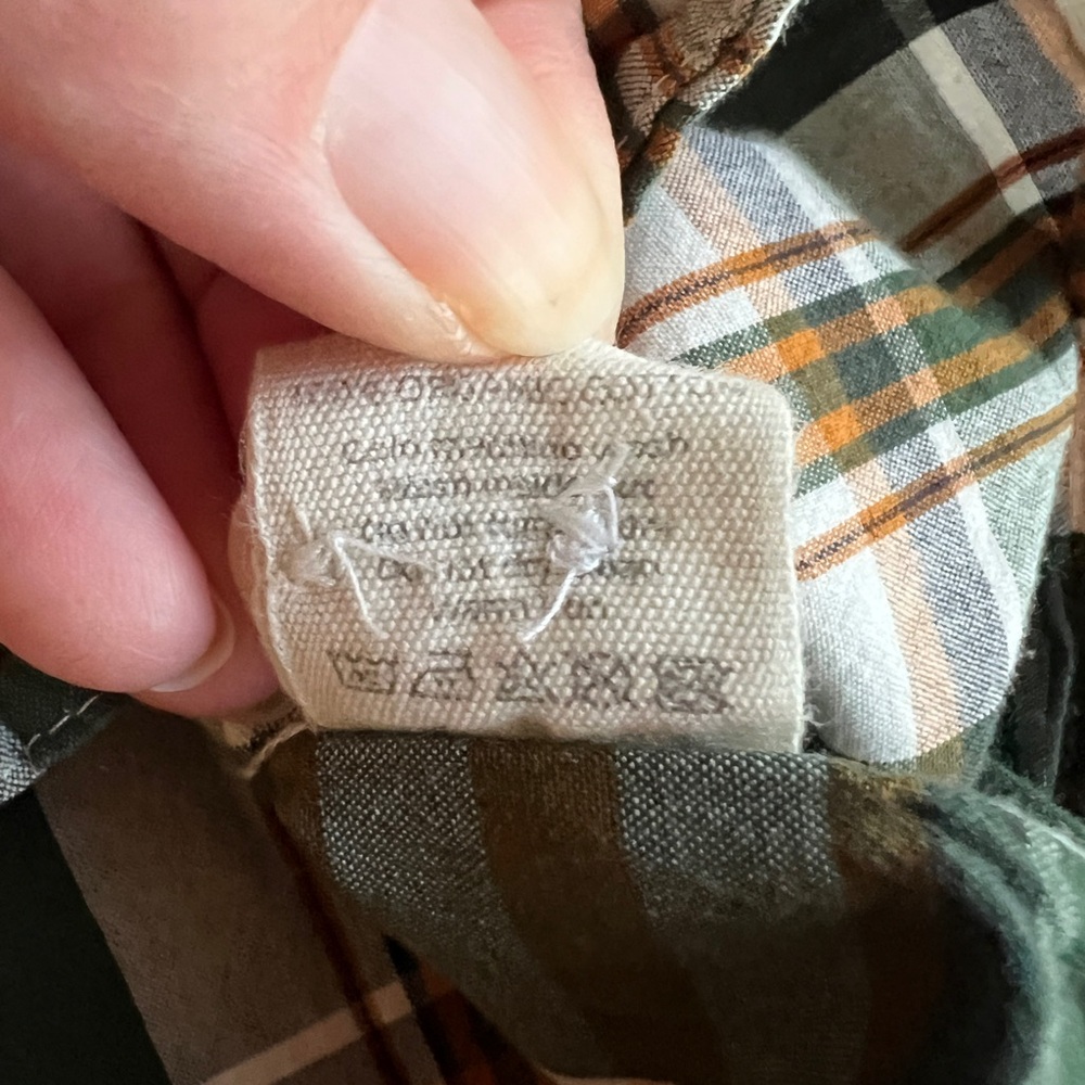 Classic Green and Brown Plaid Men's Shirt - Picture 5 of 8